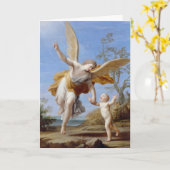 Carte de voeux "d'ange de The Guardian" (Fleur jaune)