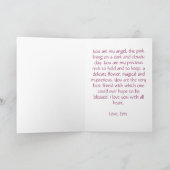 Carte de vœux d'ange pour un ami (Intérieur)