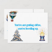 Carte de voeux d'anniversaire (Devant / Derrière)