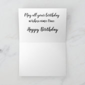 Carte de voeux d'anniversaire (Intérieur)