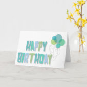 Carte de voeux d'anniversaire (Fleur jaune)