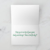 Carte de voeux d'anniversaire (Intérieur)