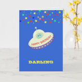 Carte de vœux d'anniversaire (Fleur jaune)