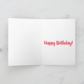 Carte de voeux d'anniversaire (Intérieur)