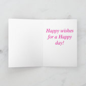 Carte de vœux d'anniversaire  (Intérieur)