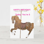 Carte de vœux d'anniversaire  (Fleur jaune)