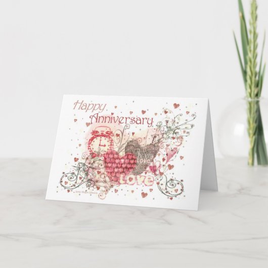 Carte de voeux d'anniversaire (Devant)