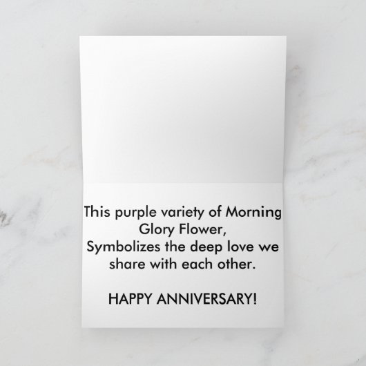 Carte de voeux d'anniversaire (Intérieur)