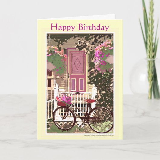 Carte de voeux d'anniversaire (Devant)