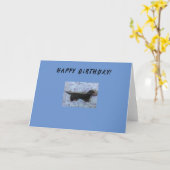 Carte de vœux d'anniversaire (Fleur jaune)