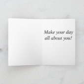 Carte de vœux d'anniversaire. (Intérieur)