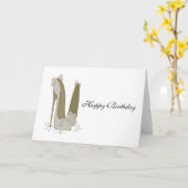 Carte de voeux d'anniversaire (Fleur jaune)