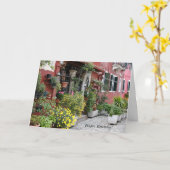 Carte de vœux d'anniversaire (Fleur jaune)