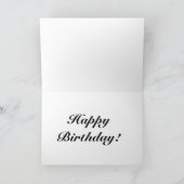 Carte de voeux d'anniversaire (Intérieur)