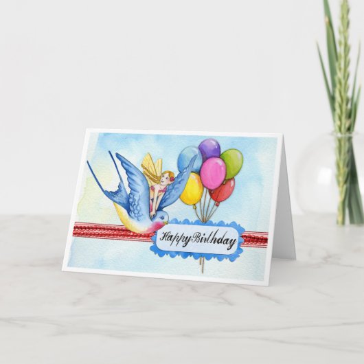 Carte de voeux d'anniversaire (Devant)