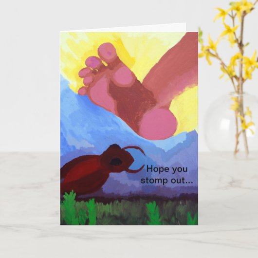 carte de voeux d'anniversaire (Fleur jaune)