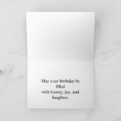 Carte de voeux d'anniversaire (Intérieur)