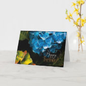 Carte de voeux d'anniversaire (Fleur jaune)