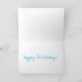 Carte de voeux d'anniversaire (Intérieur)