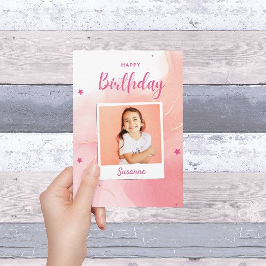 Carte de vœux d'anniversaire