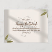 Carte de voeux d'anniversaire (Devant)