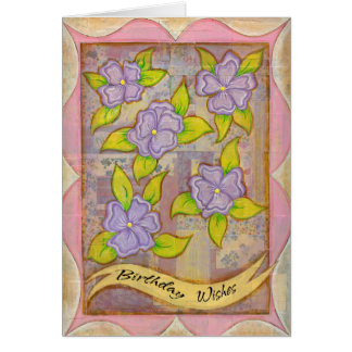 Carte de voeux d'anniversaire