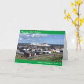 Carte de voeux d'anniversaire (Fleur jaune)