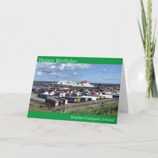 Carte de voeux d'anniversaire (Devant)