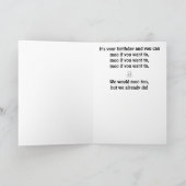 Carte de voeux d'anniversaire (Intérieur)