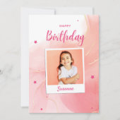 Carte de vœux d'anniversaire (Devant)