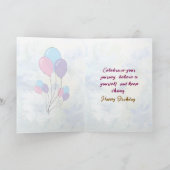 Carte de vœux d'anniversaire (Intérieur)