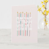 Carte de voeux d'anniversaire (Fleur jaune)