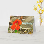 Carte de voeux d'anniversaire ! (Fleur jaune)