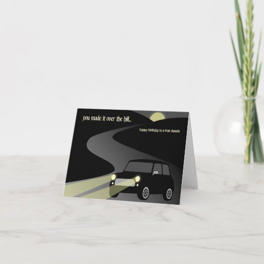 Carte de voeux d'anniversaire (Devant)