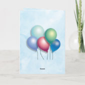 Carte de vœux d'anniversaire (Dos)