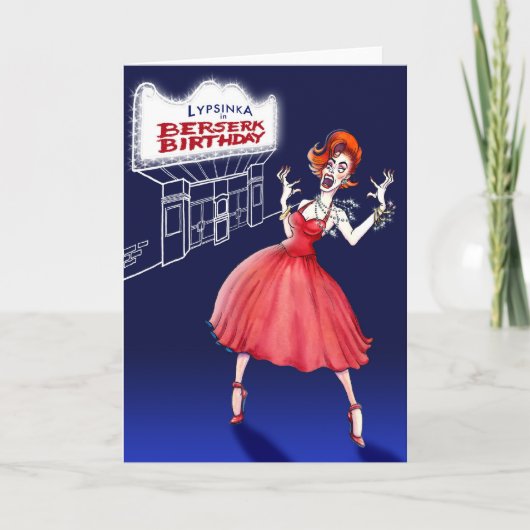 Carte de voeux d'anniversaire #1 (blanc) (Devant)