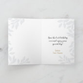 Carte de voeux d'anniversaire à 65 ans! (Intérieur)