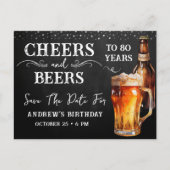 Carte de vœux d'anniversaire À la bière (Devant)