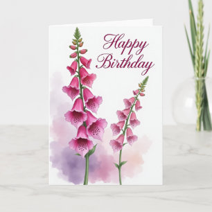 Carte de vœux d'anniversaire à pois