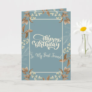 Carte de voeux d'anniversaire à thème chrétien pli