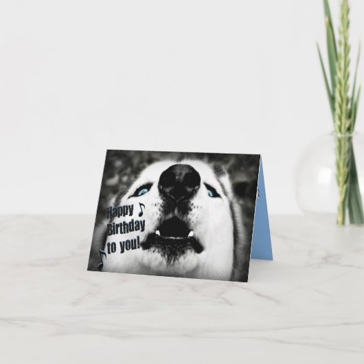 Carte de voeux d'anniversaire amusante (Devant)