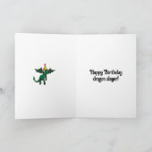 Carte de voeux d'anniversaire amusante (Intérieur)