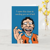 Carte de voeux d'anniversaire amusante (Fleur jaune)