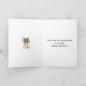 Carte de voeux d'anniversaire amusante (Intérieur)
