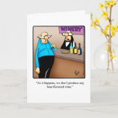 Carte de voeux d'anniversaire amusante (Fleur jaune)