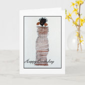 Carte de voeux d'anniversaire amusante (Fleur jaune)