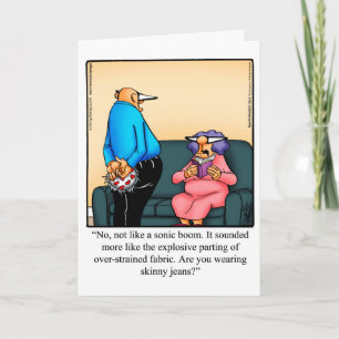 Carte de voeux d'anniversaire amusante