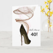 Carte de voeux d'anniversaire amusante personnalis (Fleur jaune)