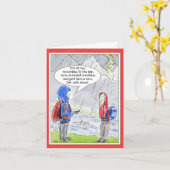 Carte de voeux d'anniversaire amusante pour les pe (Fleur jaune)