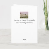 Carte de voeux d'anniversaire avec la conception (Dos)